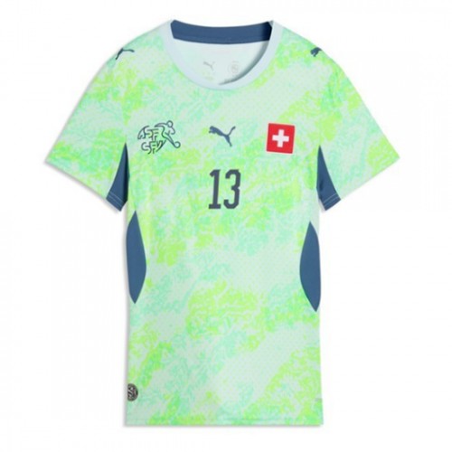 Schweiz Zeki Amdouni #23 Replika Bortatröja Damer VM 2026 Kortärmad